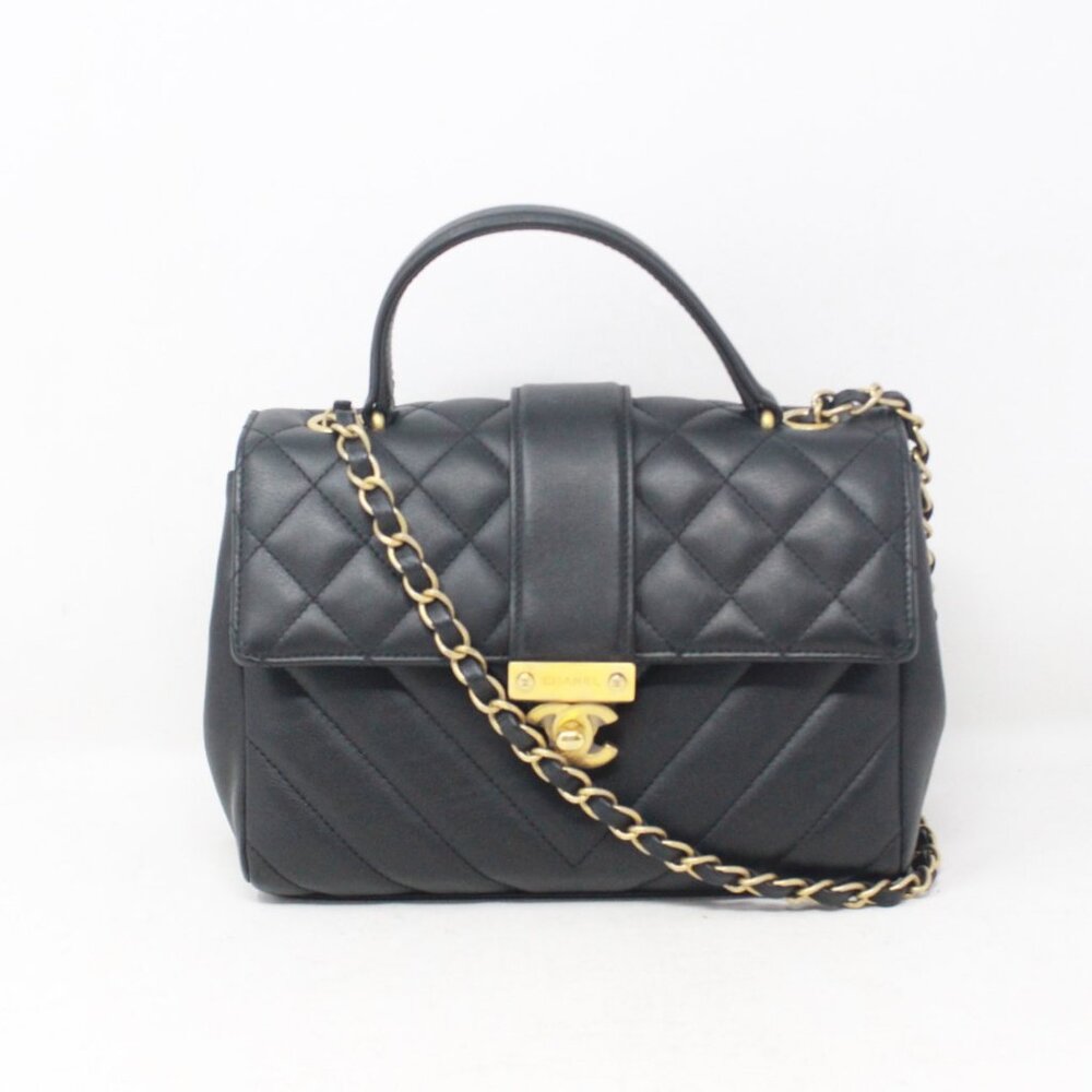 Chanel #HWB26L Mini Flap Top Handle Bag